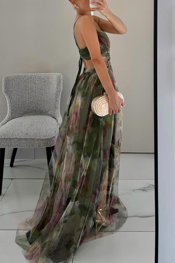 The Skye™ - Fairy Wrap Up Floral Maxi Dress