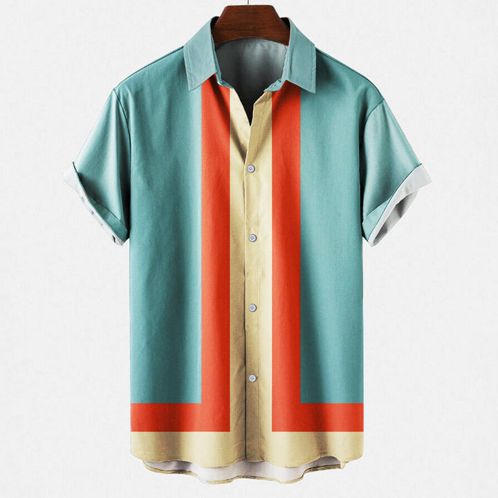 Wade | Stylish Short-Sleeve Button-Up Shirt