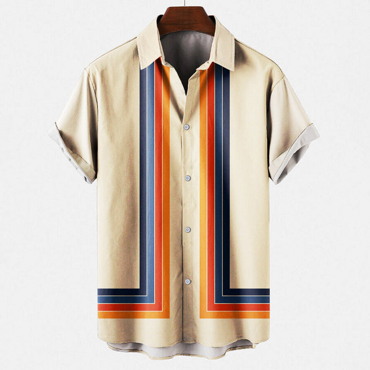Wade | Stylish Short-Sleeve Button-Up Shirt