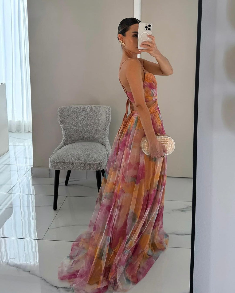 The Skye™ - Fairy Wrap Up Floral Maxi Dress