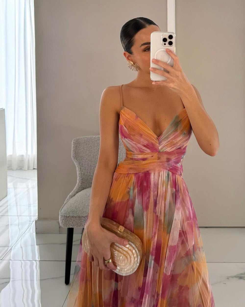 The Skye™ - Fairy Wrap Up Floral Maxi Dress