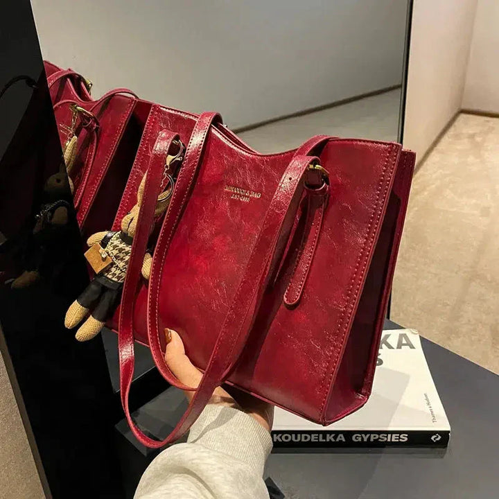 The Maddie | Leather Tote Bag