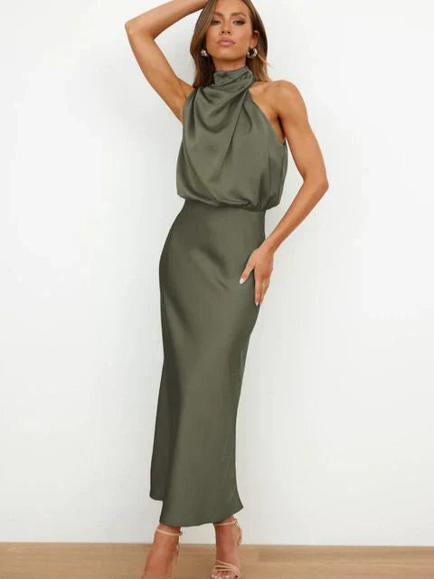 Benthe | Off-Shoulder Midi Dress" can be rewritten as "Benthe  Elegant Off Shoulder Midi Dress.
