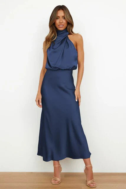 Benthe | Off-Shoulder Midi Dress" can be rewritten as "Benthe  Elegant Off Shoulder Midi Dress.