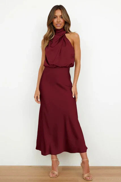 Benthe | Off-Shoulder Midi Dress" can be rewritten as "Benthe  Elegant Off Shoulder Midi Dress.